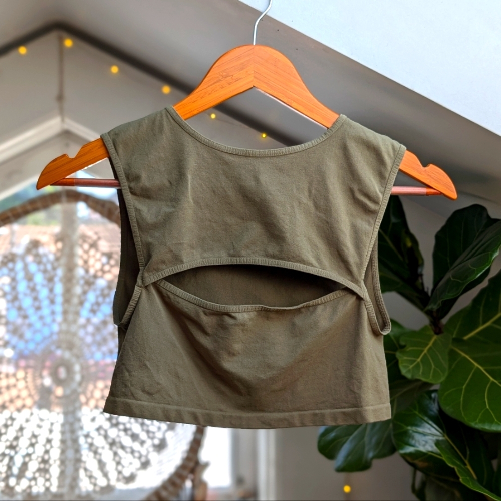 Free People Intimately cutout muscle top size S